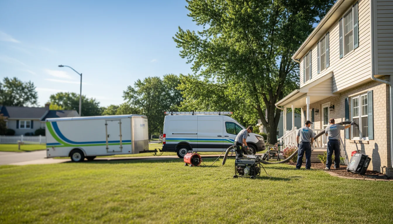 Flooded Basement Restoration And Cleanup With Repair in Palmer, IA near me